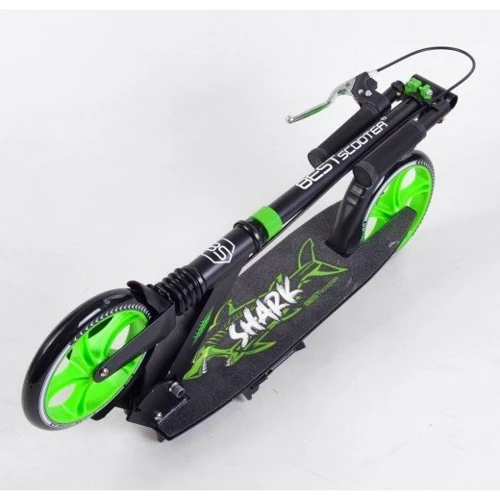 Самокат алюминиевый Best Scooter SHARK зеленый (18104) фото 7