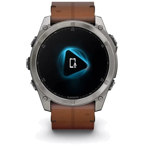 Смарт-часы Garmin Fenix 8 AMOLED 51mm Sapphire Carbon Grey DLC with Chestnut Leather Band (010-02905-40) фото 10
