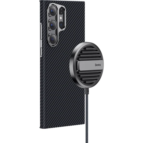 Чехол для телефонов Benks MagClap ArmorAir Case Black for Samsung S918 Galaxy S23 Ultra: Цвет черный