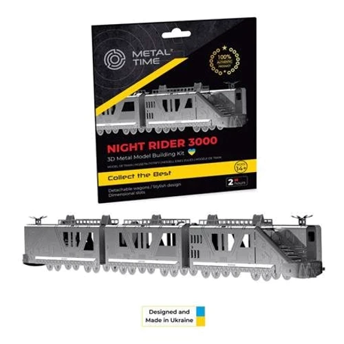Колекційна модель Metal Time Night Rider 3000 Apocalyptic Train (MT083)