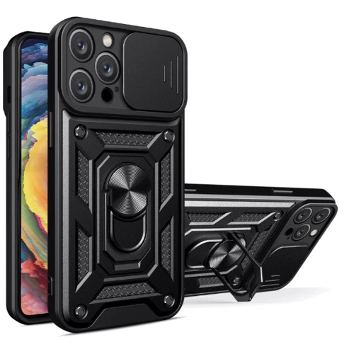 Чохол для iPhone BeCover Military Black для iPhone 15 Pro (709953)