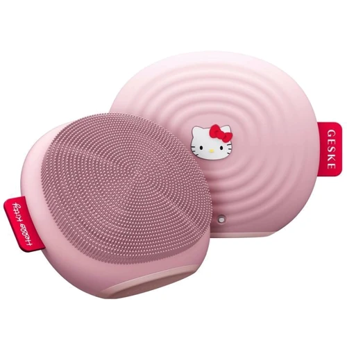 Звукова щітка для обличчя GESKE Sonic Facial Brush 4 в 1 Hello Kitty Pink (HK000011PI01) фото 3