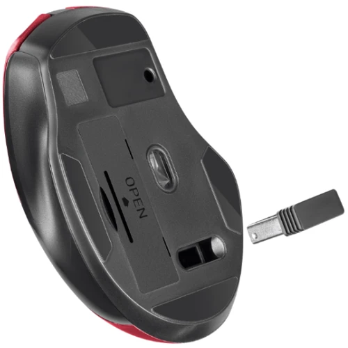 Мышь Defender Prime MB-053 Silent Wireless Red (52052): Эргономика для правой руки