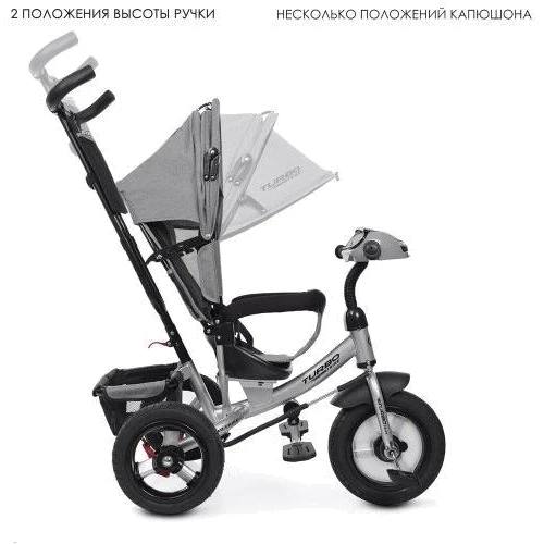 Велосипед Turbo Trike Len M 3115HA-19L Grey (M 3115HA): Тип Велосипед-коляска