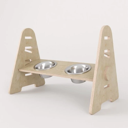 Миски Yoko Pets Small 2 на подставке 2х0.45 л 45х25х30 см (1006015)