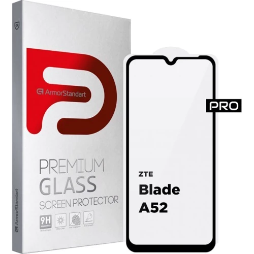Аксессуар для смартфона ArmorStandart Tempered Glass Pro Black for ZTE Blade A52 (ARM63117)