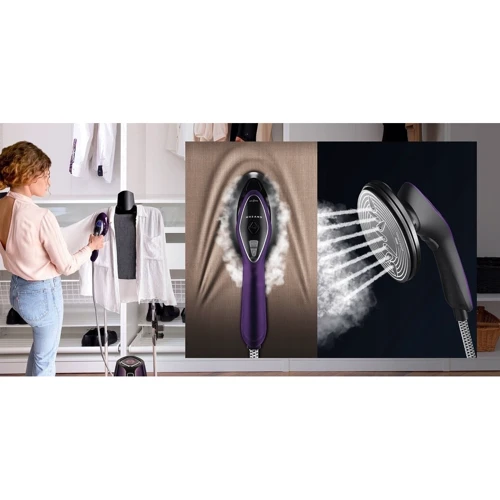 Отпариватель Mozano Ultra Care Purple: Особенности С доской, Противокапельная система, Индикатор нагрева
