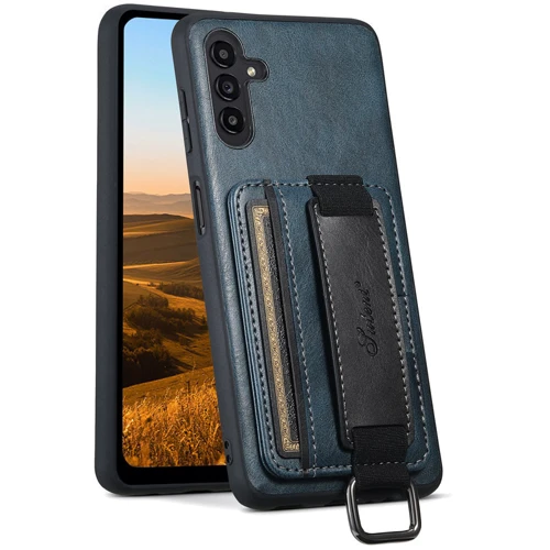 Чехол для телефонов Epik Leather Case Wallet and Straps Blue for Samsung A145 Galaxy A14 4G / A146 Galaxy A14 5G: Тип накладка на заднюю часть