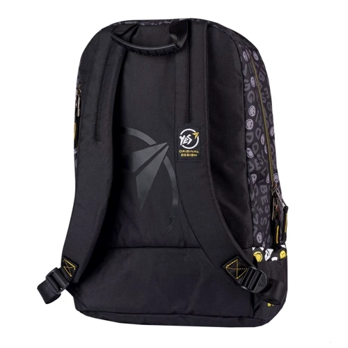 Рюкзак YES S-79 Smiley World.Black&Yellow, черный (552274): Тип Подростковый рюкзак