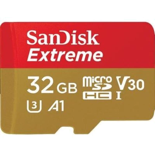 Карта пам'яті SanDisk 32GB microSDHC Class 10 UHS-I U3 V30 A1 Extreme 2 Pack + adapter (SDSQXAF-032G-GN6AT): Обсяг 32 ГБ
