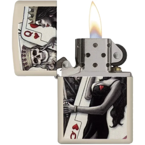 Запальничка Zippo Skull King Queen Beauty 49942 фото 4