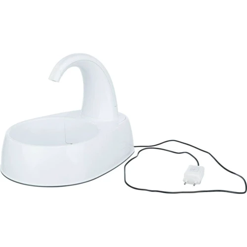 Поилка-фонтан для котов Trixie Curved Stream 2.5 л 25x24.5x35 см белая (24444): Материал Пластик