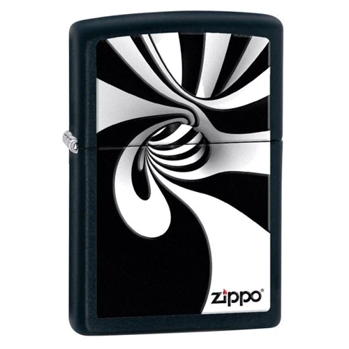 Зажигалка Zippo Spiral Blk White (28297)