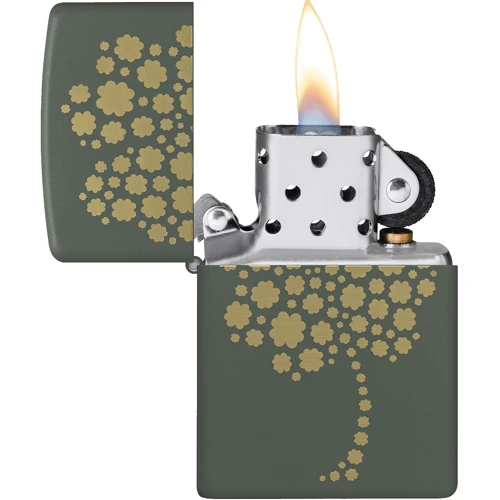 Зажигалка ZIPPO 221 2022PFF Four Leaf Clover Design (48501) фото 2