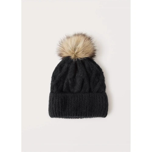 Женская шапка Abercrombie & Fitch синяя (AF8553W)