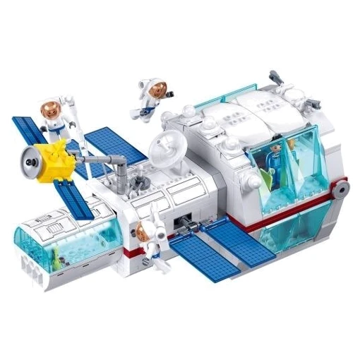 Конструктор Sluban Space космический корабль 502 детали (M38-B1201): Количество деталей, шт. 502