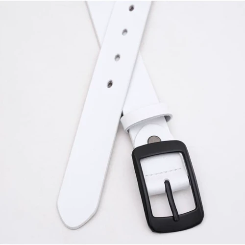 Жіночий ремінь Borsa Leather білий (CV1ZK-001w-white): Стать Женский