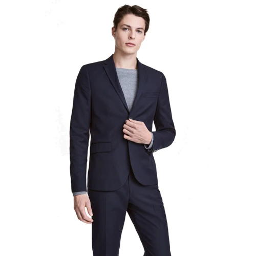 Пиджак H&M 2416027 58 синий: Вид Мужские пиджаки