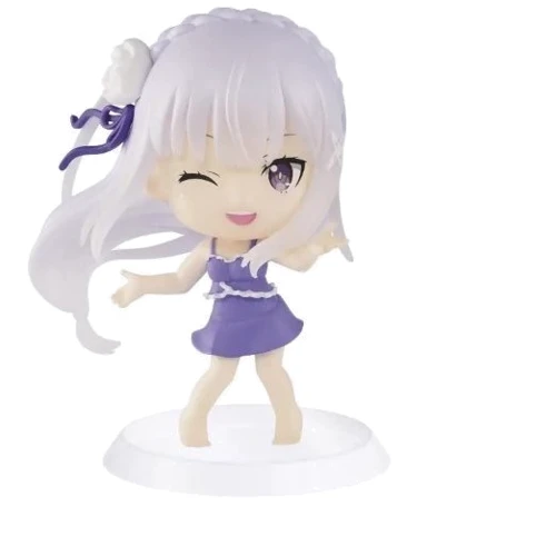 Игровая фигурка Коллекционная фигурка Banpresto Re:Zero - Starting Life in Another World - Chibikyun Character vol.2 Emilia (BP16595P)