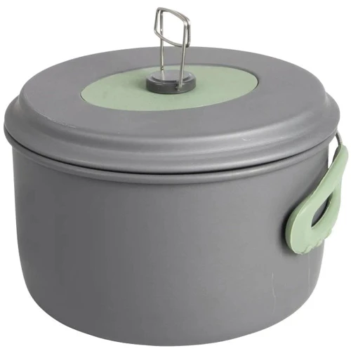 Набор посуды Bo-Camp Explorer XL 4 Pieces Hard Anodized Grey/Green (2200249) (DAS302116) фото 2