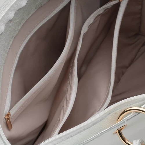 Жіноча сумка тоут Ricco Grande біла (1l953-white): Стать жіночий
