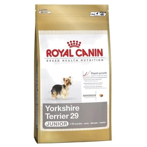 

Сухой корм Royal Canin Yorkshire Terrier Junior для щенков до 10 месяцев 1.5 кг (3182550743471)