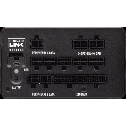 Блок питания Corsair RM850i (CP-9020083): Модульные (съемные) кабеля есть