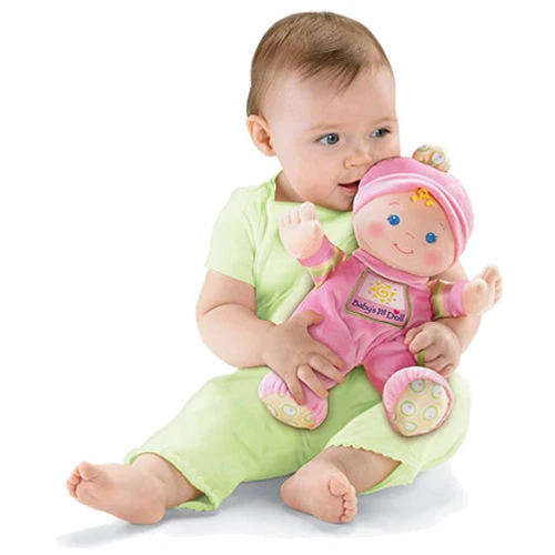 Погремушка-кукла Первая кукла малыша Fisher-Price (M9528): Высота, см 32