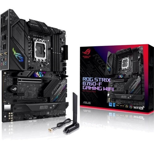 ASUS ROG STRIX B760-F GAMING WIFI: Дополнительно Поддержка UEFI, Адаптер Wi-Fi, Поддержка RAID
