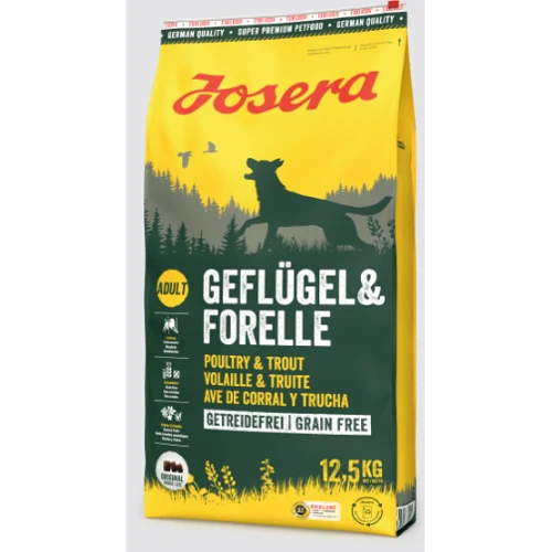 

Сухой корм для собак Josera Geflugel & Forelle с мясом птицы и форели 12.5 кг (50012855)
