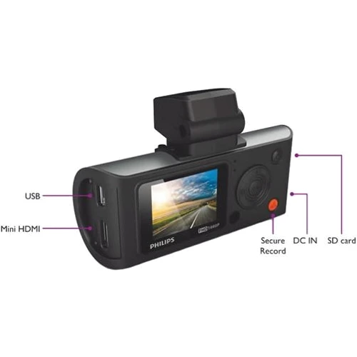 Philips CVR700 GPS: Активация записи Автоматически при включении