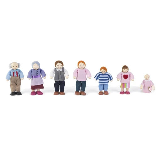 Набор кукол KidKraft Doll Family of 7 - Caucasian (65202) фото 1