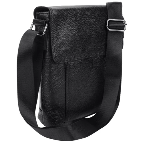 Чоловіча сумка планшет Borsa Leather чорна (1t8153m-black): Стать Чоловік