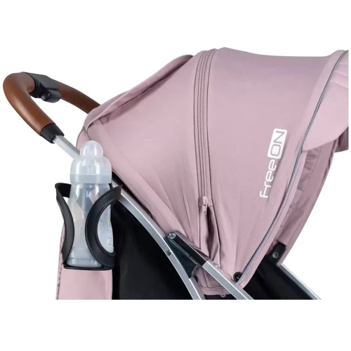 Прогулочная коляска FreeON LUX Premium Dusty Pink-Black (44688): Материал колес EVA