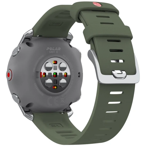 Смарт-часы Polar Grit X Green M/L (725882054230): Материал ремешка Силикон