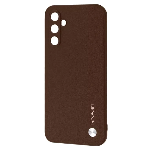 Аксессуар для смартфона WAVE Leather Case Dark Brown for Samsung M146 Galaxy M14 5G