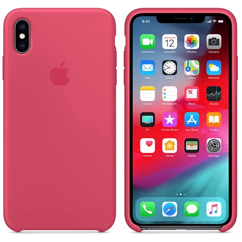 Чехол для iPhone Apple Silicone Case Hibiscus (MUJP2) for iPhone Xs Max: Тип чехла накладка на заднюю часть
