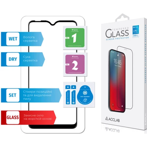 Аксесуар для смартфона ACCLAB Tempered Glass Full Glue Black for ZTE Blade A7S 2020 фото 5