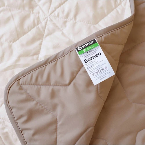 Покривало Sonex Borneo двостороннє 220x240 см коричневий/бежевий (SO102400)