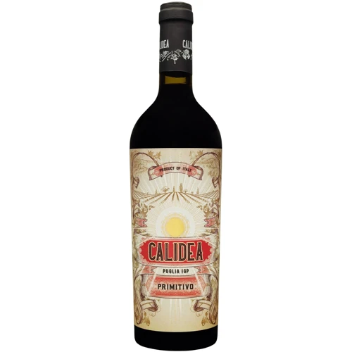 Вино Calidea Primitivo Puglia IGP 2023 красное сухое 0.75 л (FSH_8019873978356)