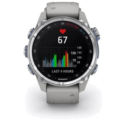 Смарт-годинник Garmin Descent Mk3 43mm Stainless Steel with Fog Grey Silicone Band (010-02753-04): Види спорту Дайвинг, Бег, Велоспорт, Гольф, Плавание