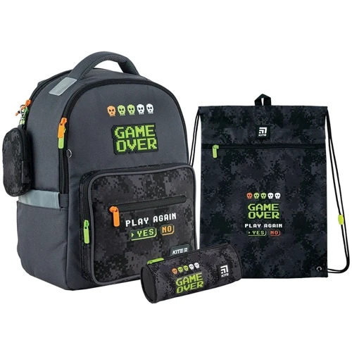Набір Kite 770M Game Over рюкзак + пенал + сумка для взуття (SET_K24-770M-4)