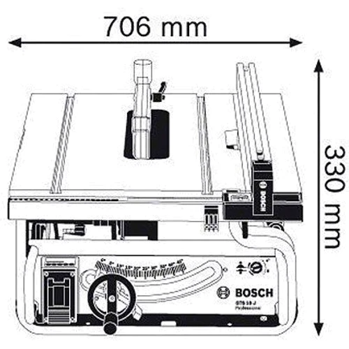 Дискова пила Bosch GTS 10 J (0601B30500): Частота обертання холостого ходу, об / хв 3650