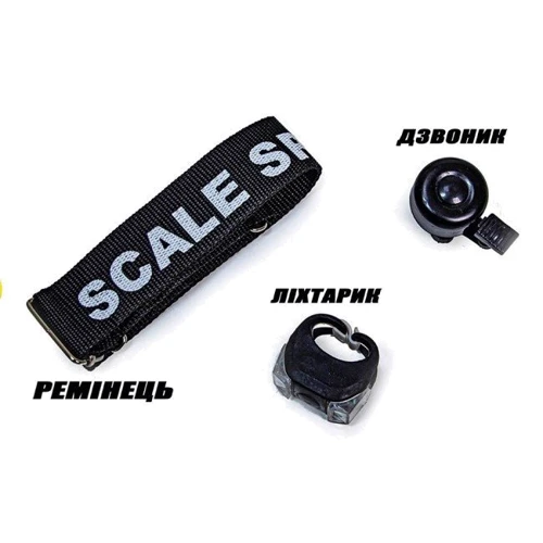 Самокат двухколесный Scale Sports SS-13 Синий Ручной Тормоз Led-Фонарик (1411298538): Количество колес 2