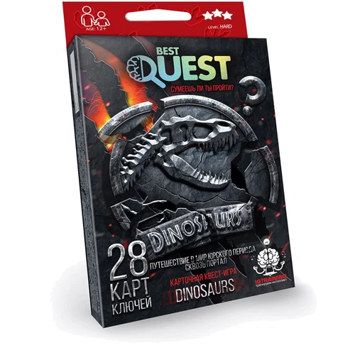 Карточная квест-игра Danko Toys "BEST QUEST" рус (BQ-01)