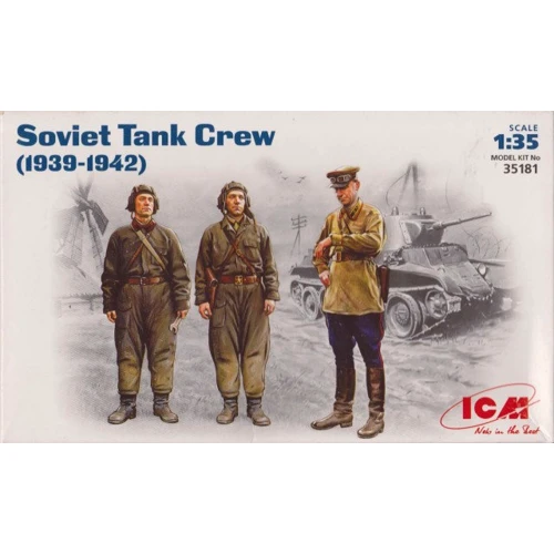 Набор фигурок ICM Советский танковый экипаж (1939-1942) (ICM35181)