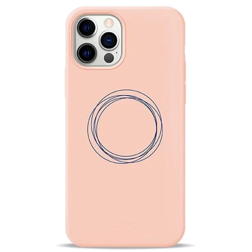 

Pump Silicone Minimalistic Case Circles on Light (PMSLMN12(6.1)-6/168) for iPhone 12/iPhone 12 Pro