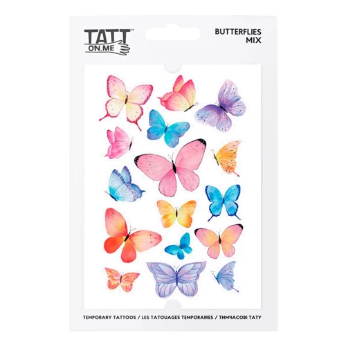 Временные татуировки TATTon.me Butterflies Mix (TMButterflies): Производитель TATTon.me