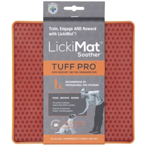 Коврик для медленного питания LickiMat Soother PRO Orange для собак (9349785006410)