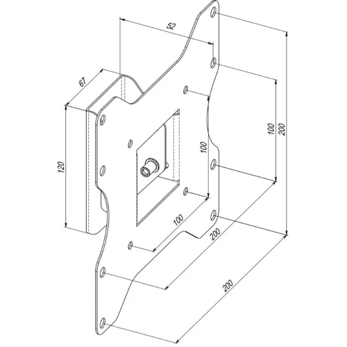 Кронштейн для ТВ KSL Simpler 27EN